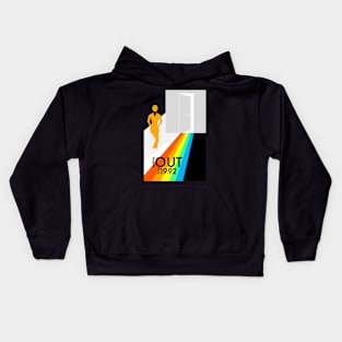 Lesbian out since 1992 Kids Hoodie